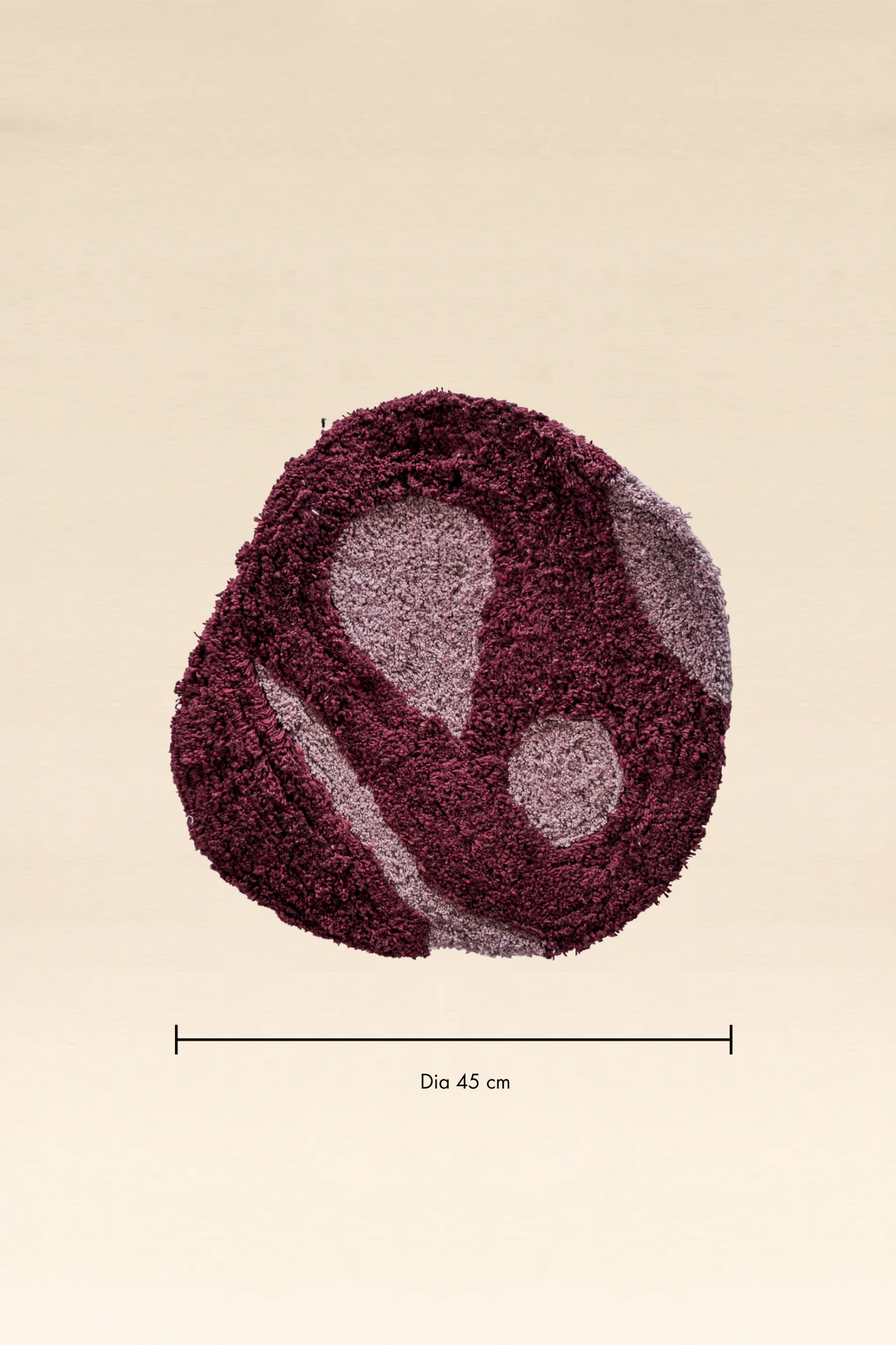 Pebble wall Art Purple Large