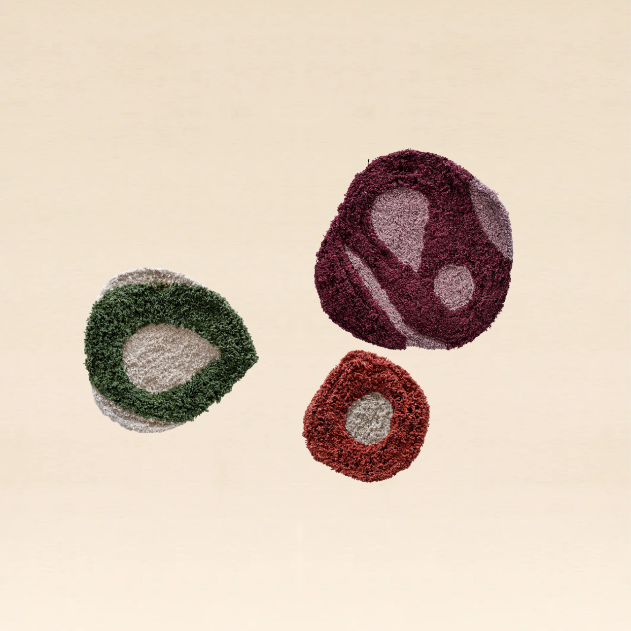 Pebble wall Art Purple Large