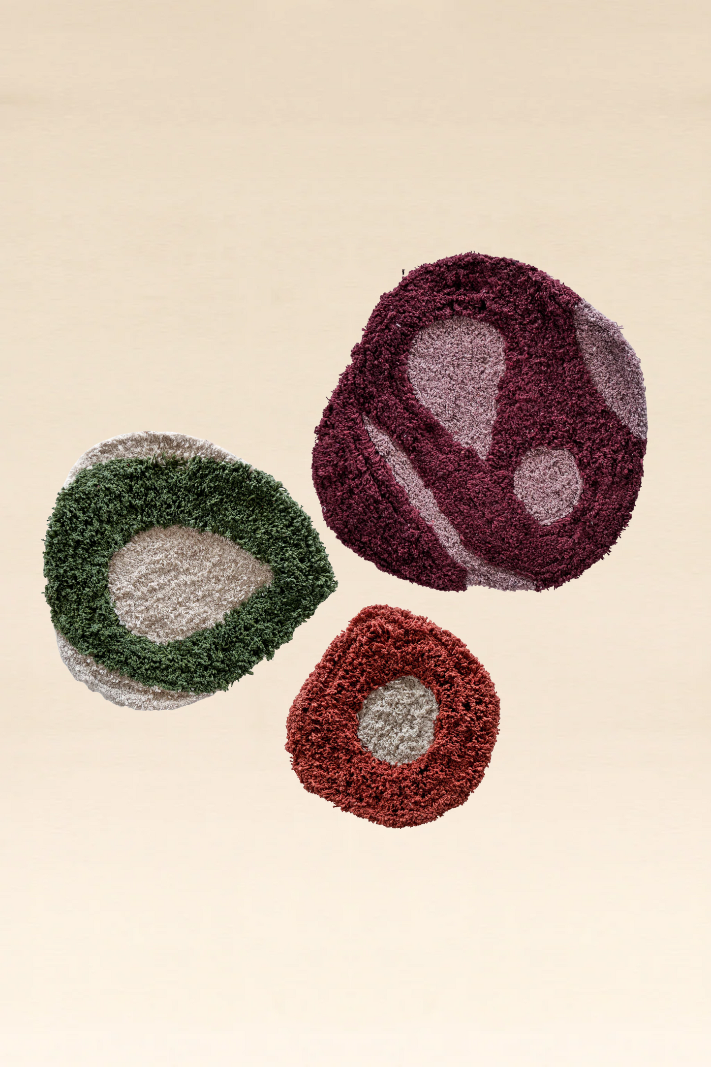 Pebble wall Art Purple Large