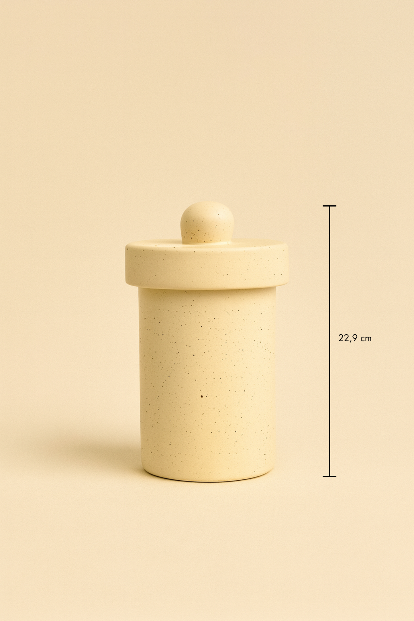 Ceramic Canister with sculptural lid