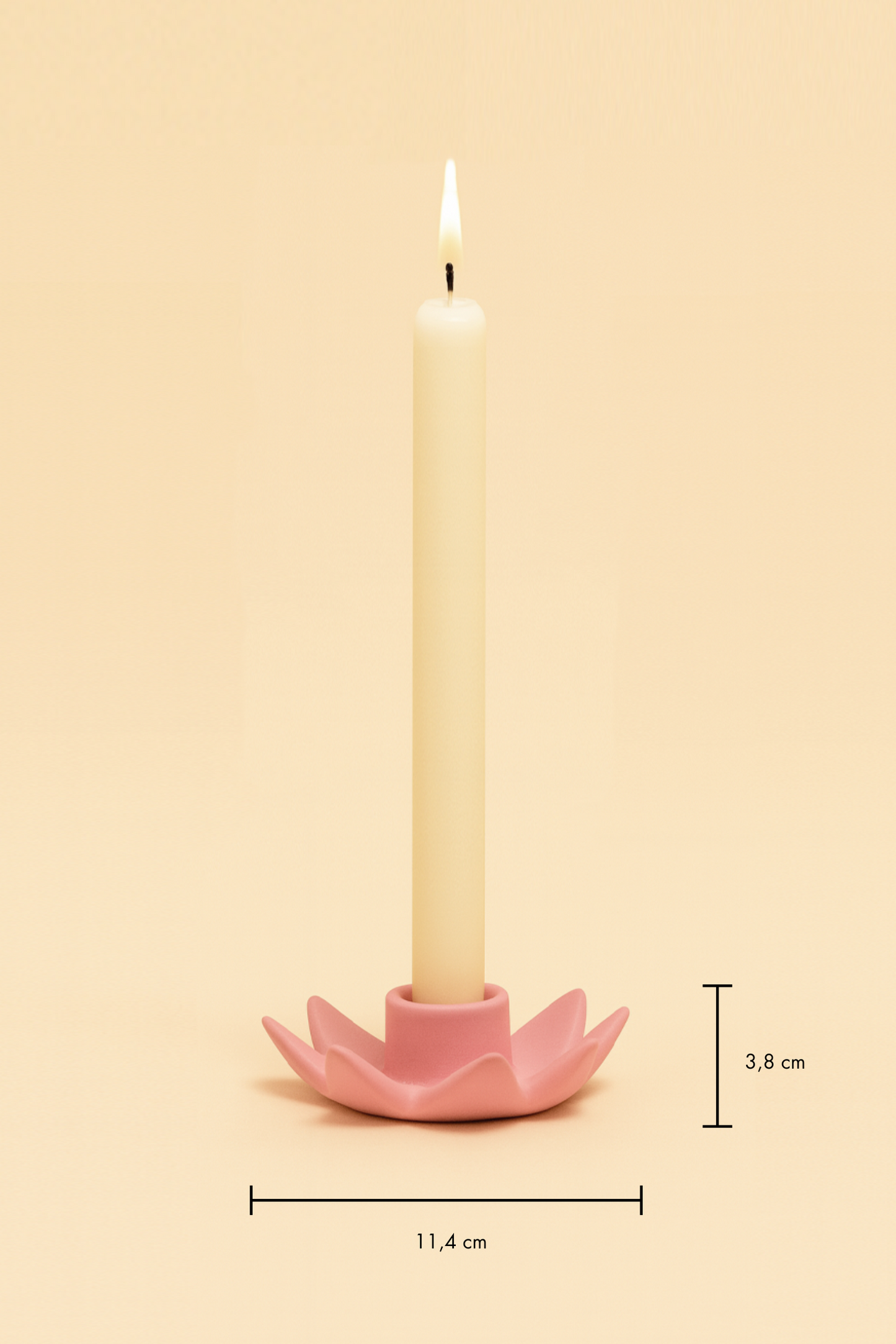 Flower Candleholder pink