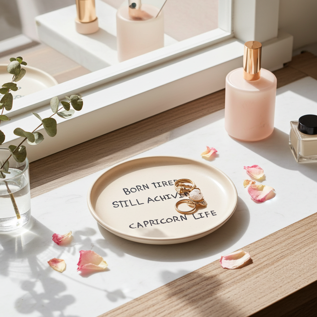 Capricorn Signature Ceramic Tray