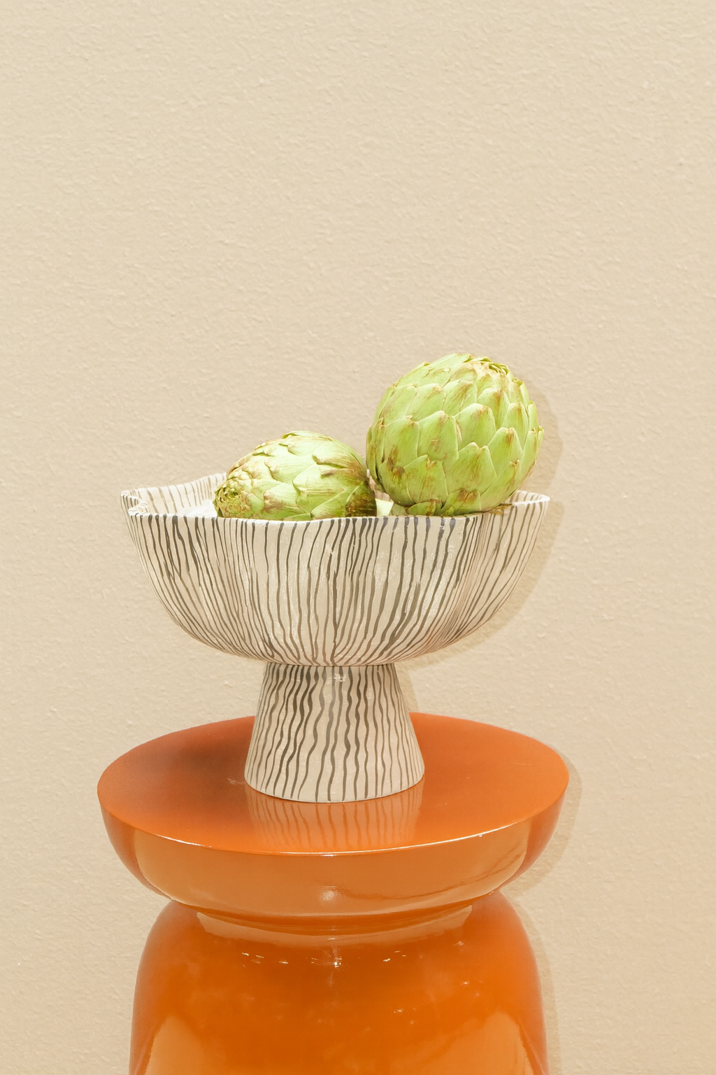 Handpainted Paper Mache Bowl