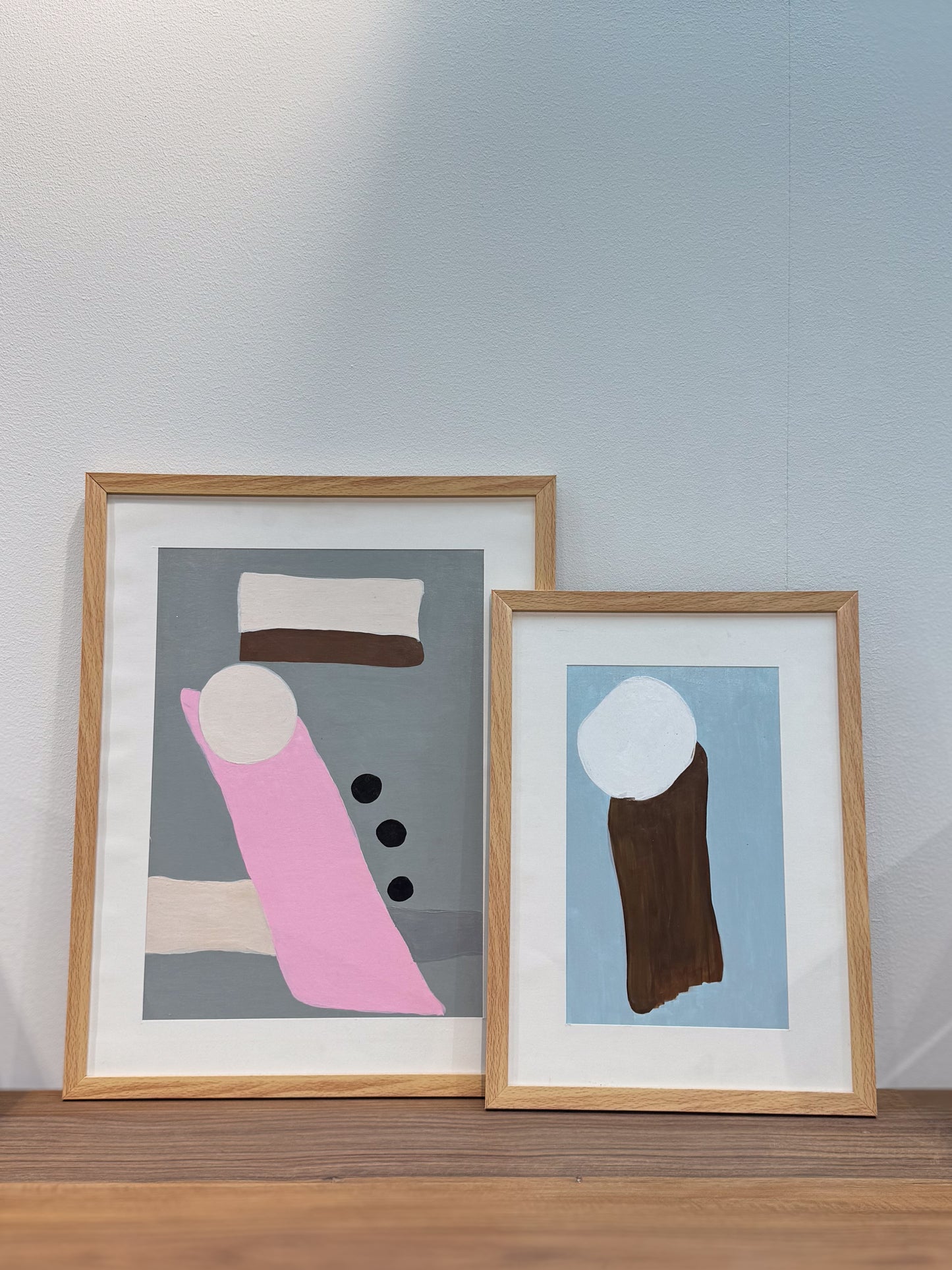 Paper in frame wall art 40 x 52cm