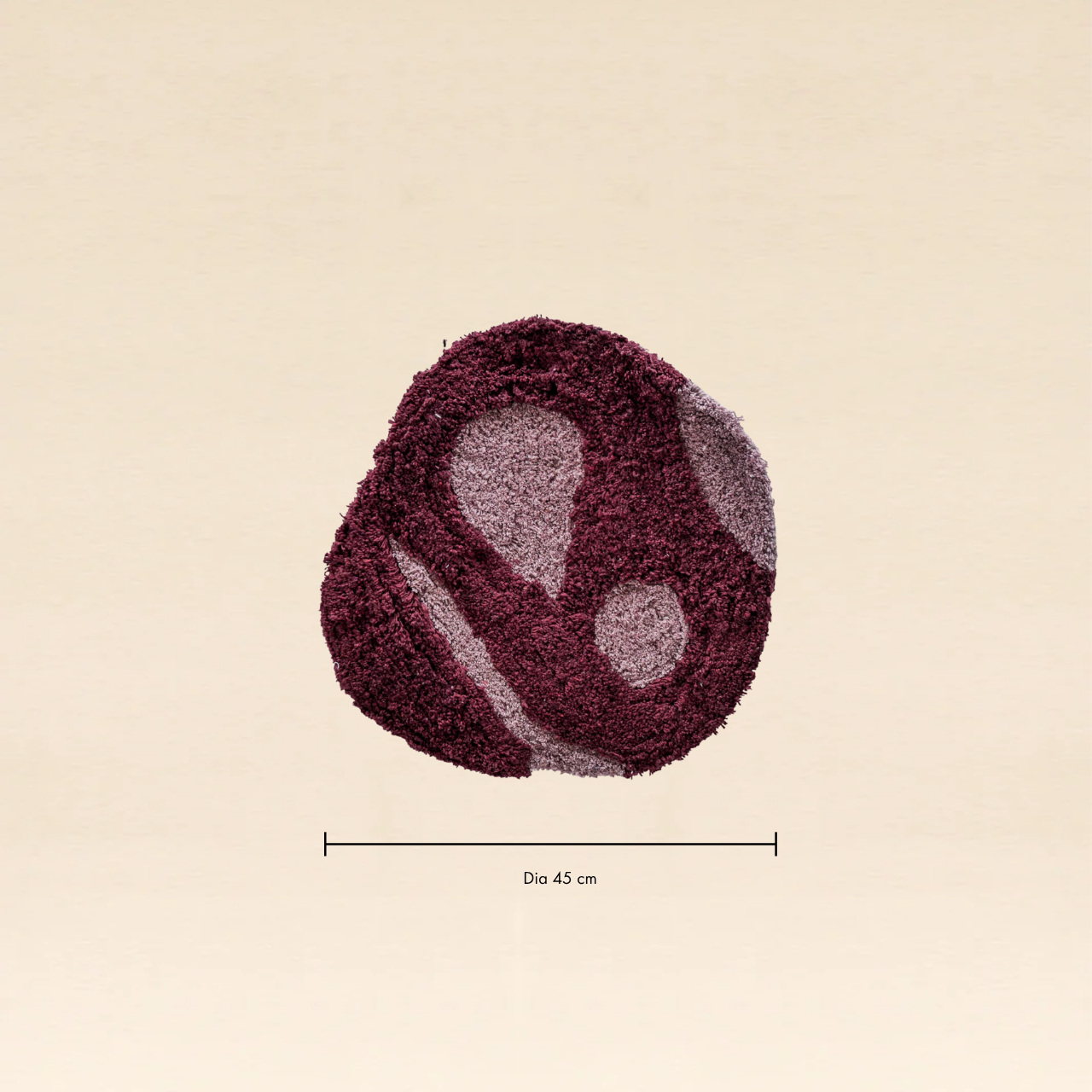 Pebble wall Art Purple Large