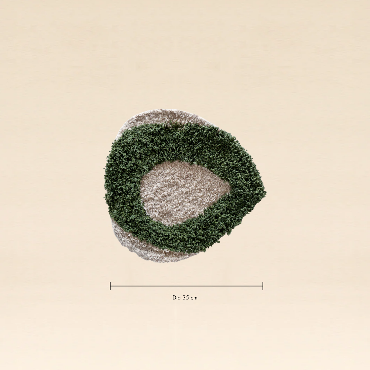 Pebble Wall Art Green Medium