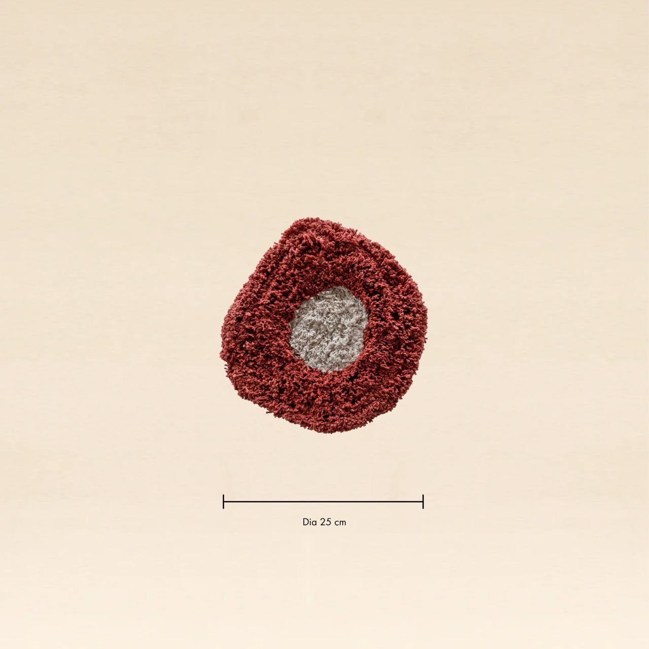 Pebble Wall Art Orange Small