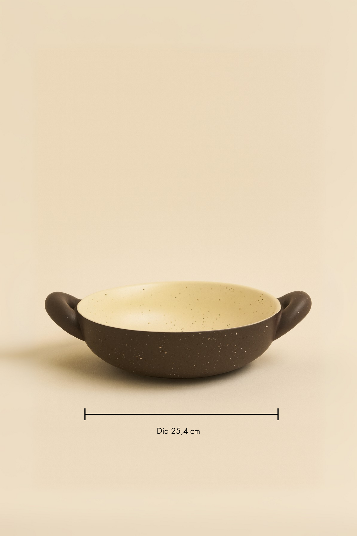 Ceramic Salad with sculptural handle