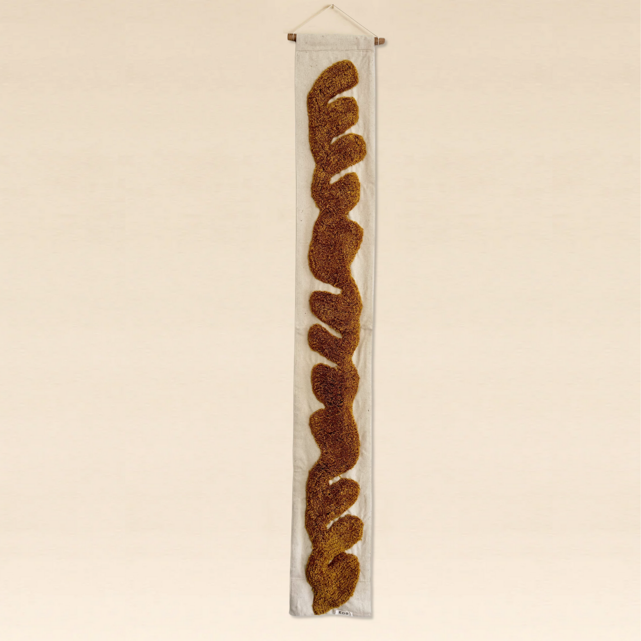 Tufted Wall Art 180cm  Mustard