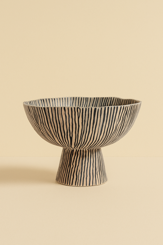 Handpainted Paper Mache Bowl