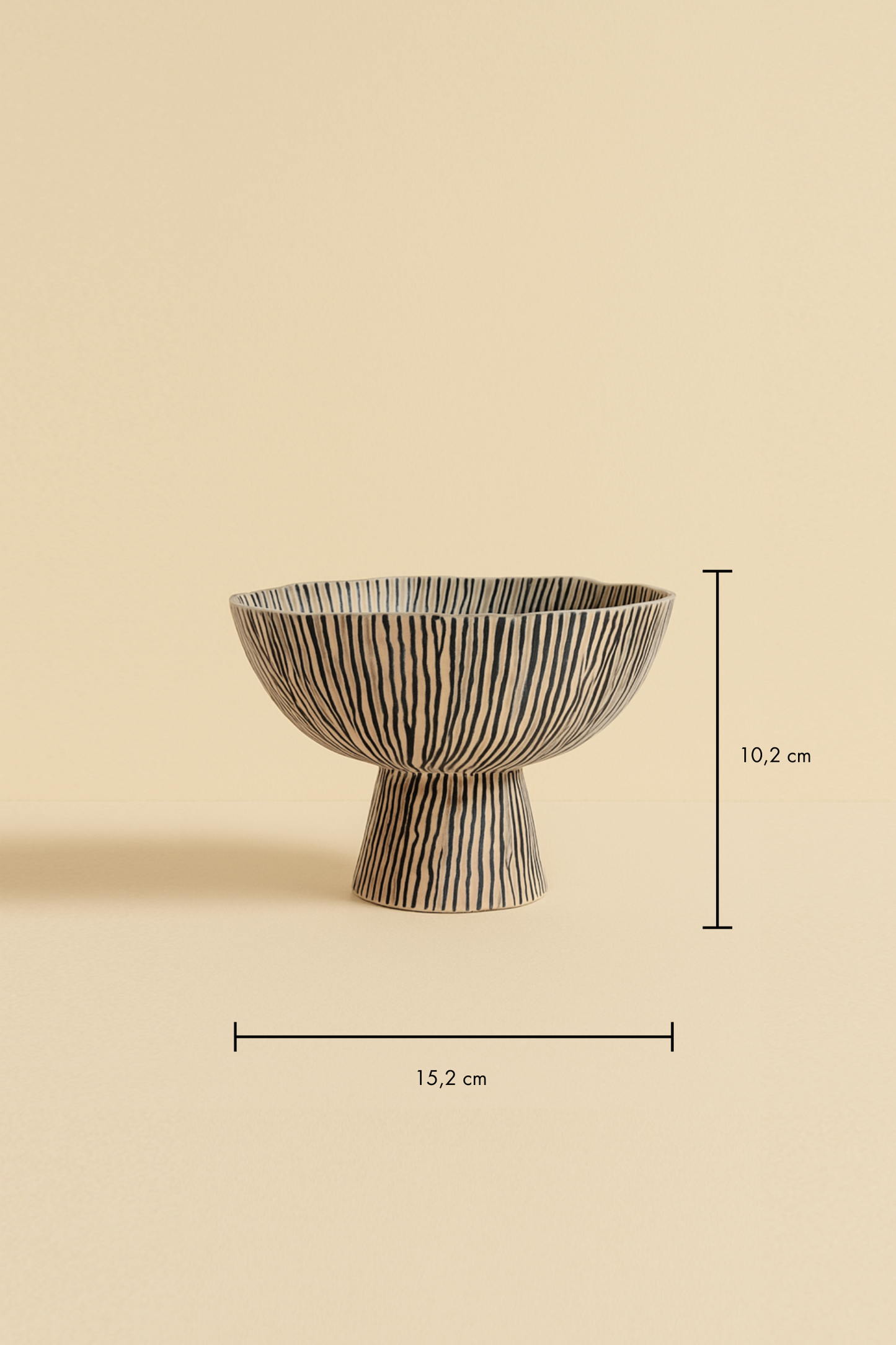 Handpainted Paper Mache Bowl
