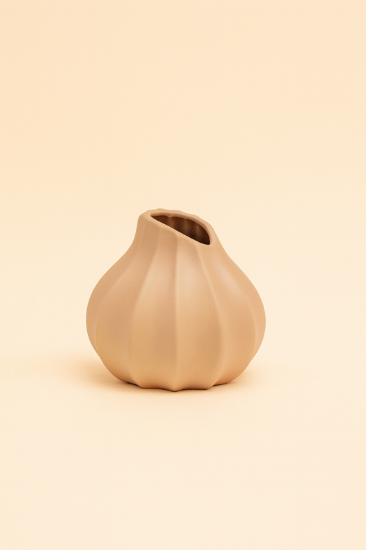 Ripple Vase Apricot Small