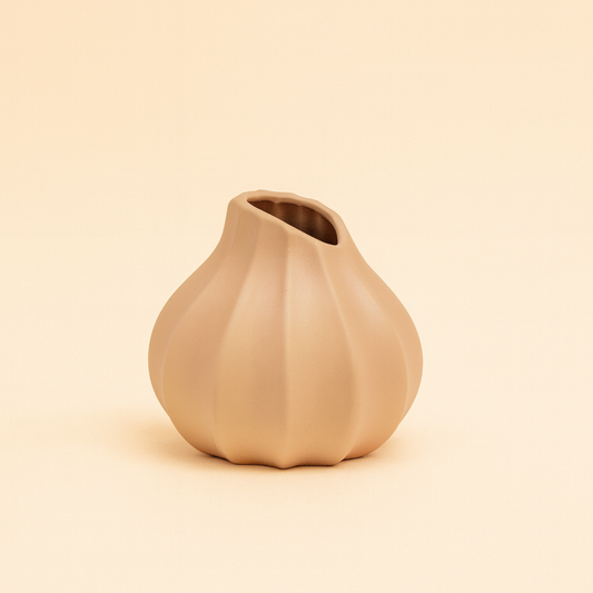 Ripple Vase Apricot Small