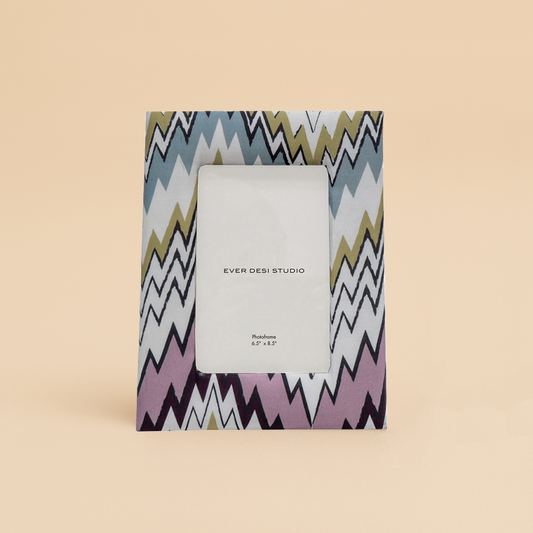 Chevron Fabric Photoframe