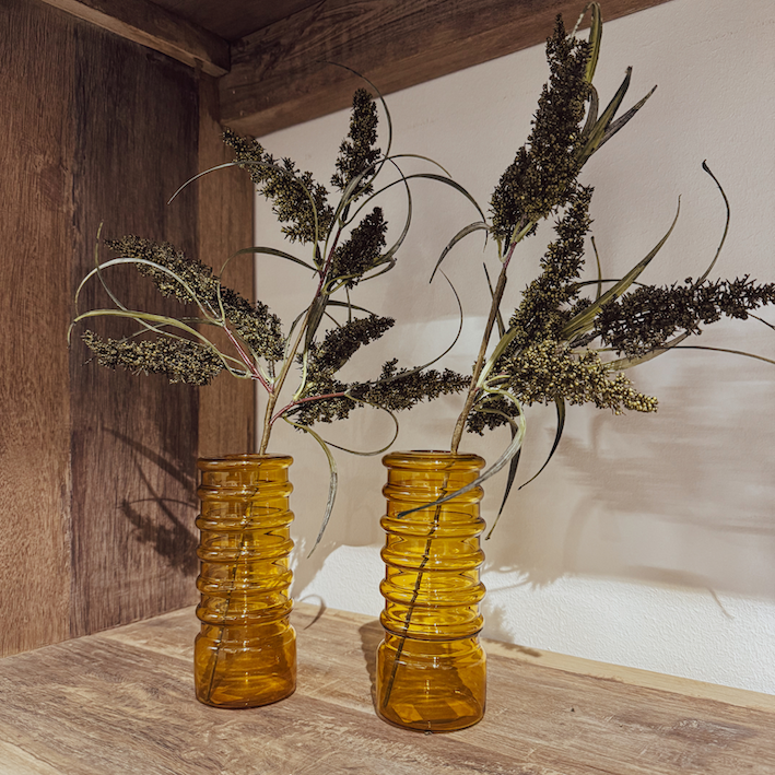 Glass Vase & Candle Holder