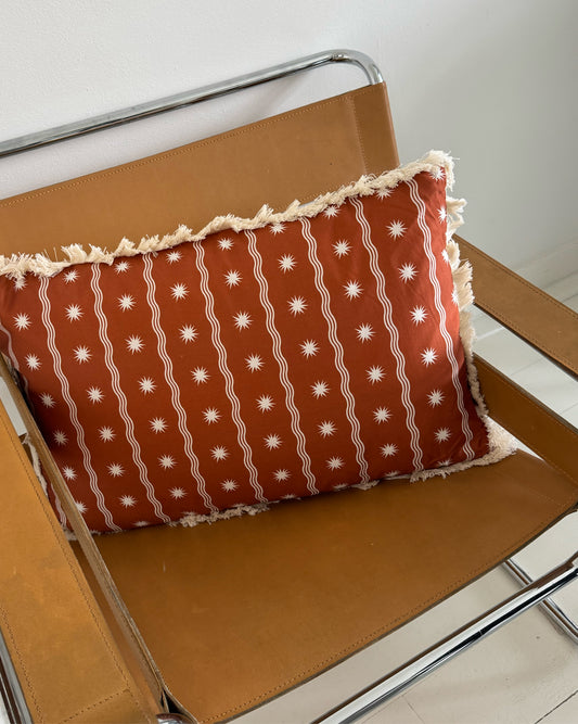 Balearic Cushion with fringe 40x60