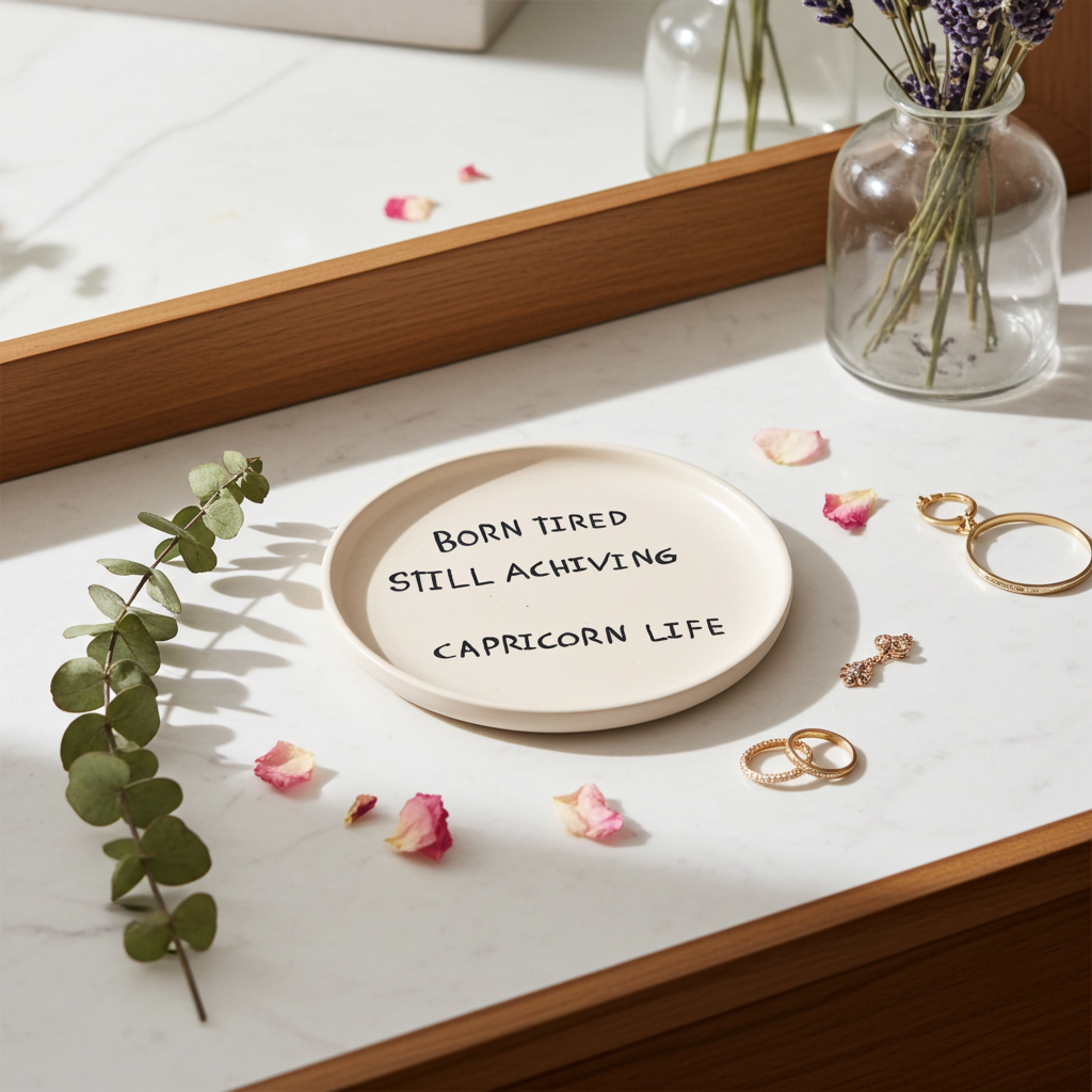 Capricorn Signature Ceramic Tray