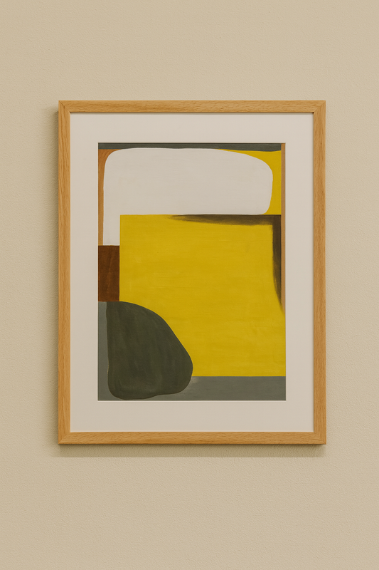 Paper in frame wall art 40 x 52cm