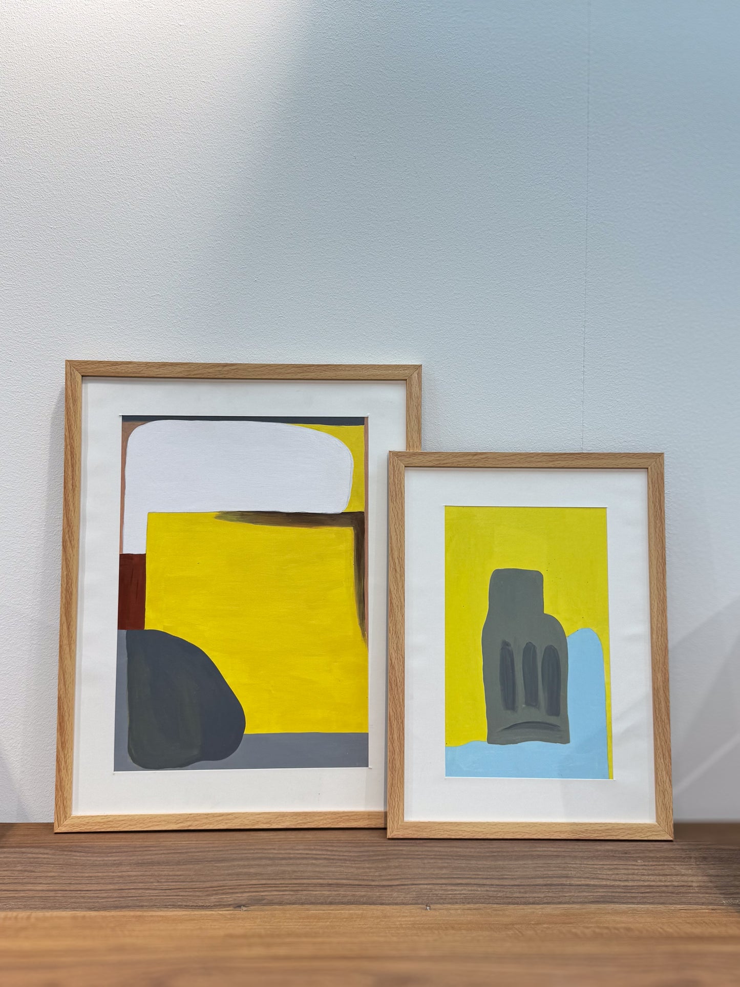 Paper in frame wall art 40 x 52cm