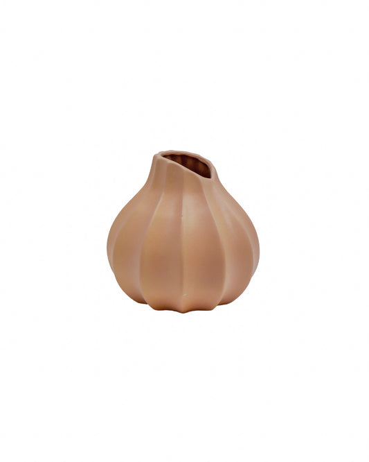 Ripple Vase Apricot Small