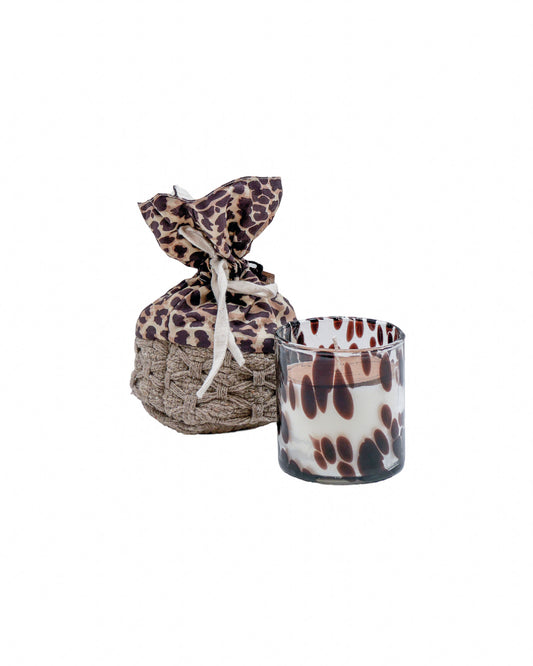 Leopard Pouch Candle