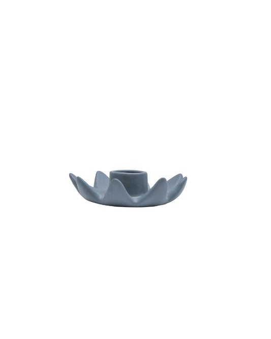 Flower Candleholder teal
