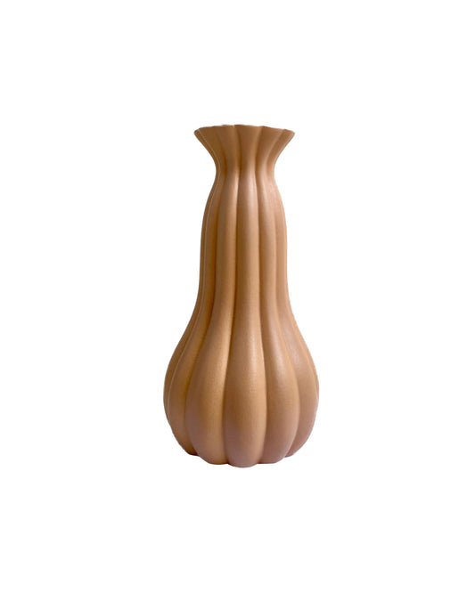 Ripple Vase Apricot Large