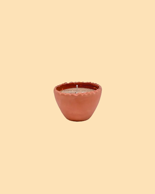 HandCrafted Scented Wax Filled Terracotta Votive