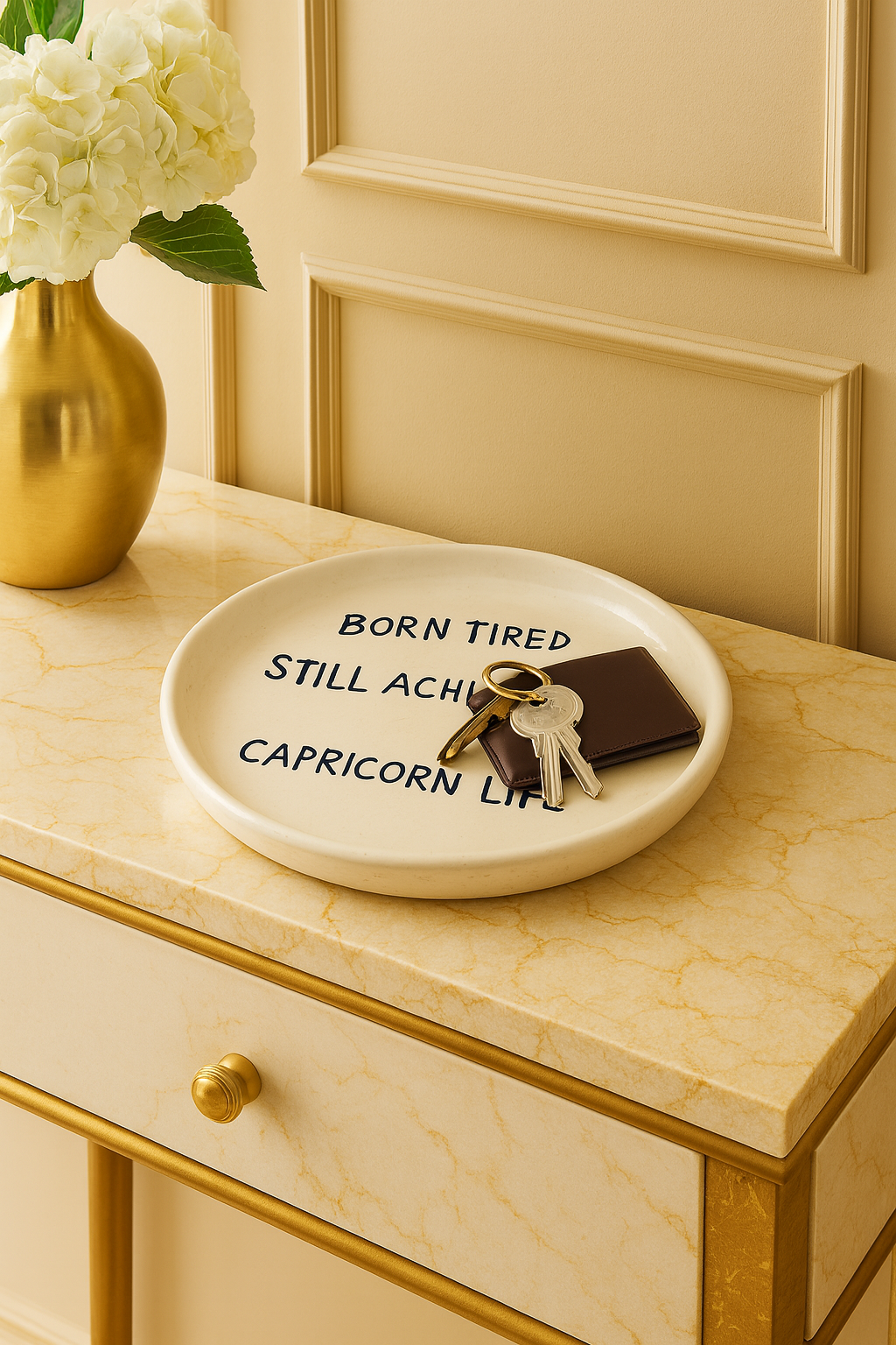 Capricorn Signature Ceramic Tray